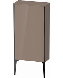 Duravit high cabinet XV1306LB286 50x24x89cm, matt black, door on the left, cappucino high-gloss