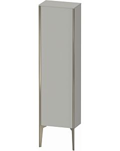 Duravit high cabinet XV1315LB107 40x24x133cm, matt champagne, door on the left, matt concrete gray