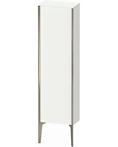 Duravit high cabinet XV1315LB118 40x24x133cm, matt champagne, door on the left, matt white