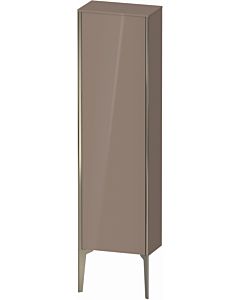 Duravit tall cabinet XV1315LB186 40x24x133cm, matt champagne, door on the left, high-gloss cappucino
