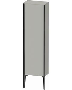 Duravit high cabinet XV1315LB207 40x24x133cm, matt black, door on the left, matt concrete gray