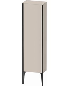 Duravit high cabinet XV1315LB291 40x24x133cm, matt black, door on the left, matt taupe