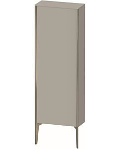 Duravit high cabinet XV1316LB107 50x24x133cm, matt champagne, door on the left, matt concrete gray