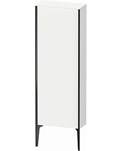Duravit high cabinet XV1316LB218 50x133x24cm, 2000 door, matt black, hinged left, matt white