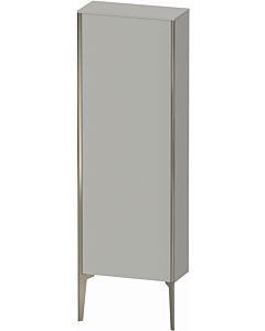 Duravit high cabinet XV1316RB107 50x24x133cm, matt champagne, door on the right, matt concrete gray