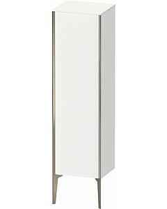 Duravit high cabinet XV1325LB118 40x36x133cm, matt champagne, door on the left, matt white