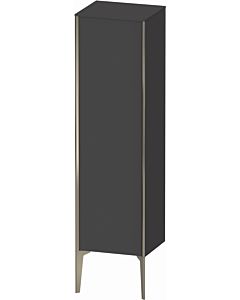 Duravit high cabinet XV1325LB149 40x36x133cm, matt champagne, door on the left, matt graphite