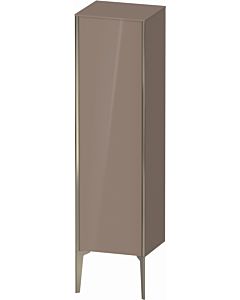 Duravit tall cabinet XV1325LB186 40x36x133cm, matt champagne, door on the left, high-gloss cappucino