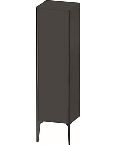Duravit tall cabinet XV1325LB249 40x36x133cm, matt black, door on the left, matt graphite