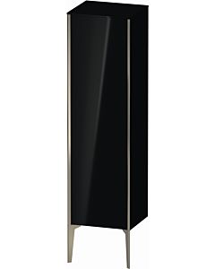 Duravit haut moyen XViu XV1325RB140 40x36x133cm, champagne mat, porte à droite, noir brillant