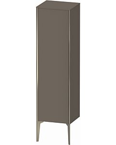 Duravit high cabinet XV1325RB190 40x36x133cm, matt champagne, door on the right, flannel gray silk matt