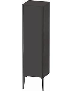Duravit high cabinet XV1325RB249 40x36x133cm, matt black, door on the right, matt graphite