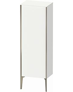 Duravit high cabinet XV1326LB118 50x36x133cm, matt champagne, door on the left, matt white