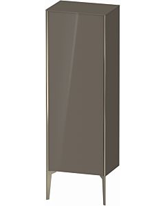 Duravit high cabinet XV1326LB189 50x36x133cm, matt champagne, door on the left, flannel gray high gloss