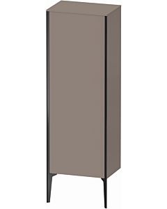 Duravit tall cabinet XV1326LB243 50x36x133cm, matt black, door on the left, matt basalt