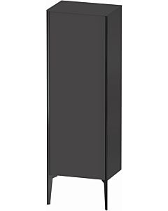 Duravit high cabinet XV1326LB249 50x36x133cm, matt black, door on the left, matt graphite