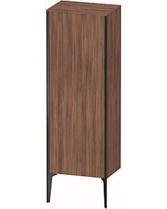 Duravit high cabinet XV1326LB279 50x36x133cm, matt black, door on the left, natural walnut