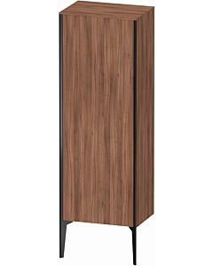 Duravit high cabinet XV1326RB279 50x36x133cm, matt black, door on the right, natural walnut
