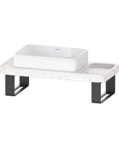 Duravit Qatego ensemble console de lavabo D4800400 100x45x90cm, avec console, support de console, structure en marbre poli