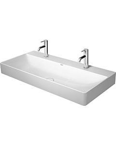 Duravit DuraSquare washbasin 23531000701 white wondergliss, 100x47cm, without tap hole