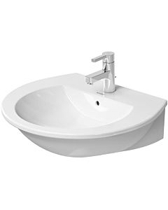 Duravit Darling Nouveau lavabo 26216000001 1 trou pour robinet, avec trop-plein, wondergliss blanc