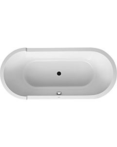 Duravit Oval bathtub Starck , 180x80cm white, free-standing, with apron &amp; frame
