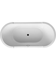 Duravit Oval bathtub Starck , 190x90cm white, free-standing, with apron &amp; frame