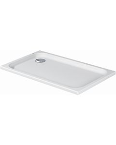 Duravit rectangular shower D-Code 720094000000000 in version, 1200 x 700 mm, white
