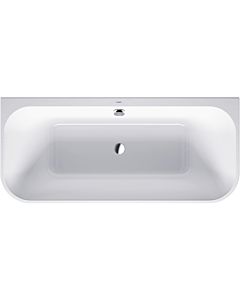 Duravit bathtub Happy D.2 700318000000000 180 x 80 cm, white, back-to-wall version, paneling