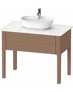 Duravit Luv vanity unit LU956405454 93.8x57 74.3cm, 2000 pull-out, standing, almond satin finish