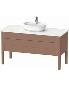 Duravit Luv vanity unit LU956605454 133.8x57x74.3cm, 2000 drawer, match1 pull-out, standing, almond 2000