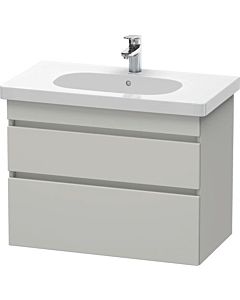 Duravit DuraStyle vanity unit DS648400707 80 x 45.3 cm, concrete gray matt, 2 drawers, wall-hung