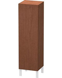 L-Cube Duravit tall cabinet LC1178L1313 40x36.3x132cm, door on the left, American walnut