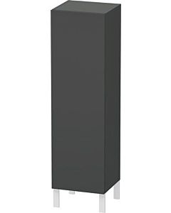 L-Cube Duravit haute LC1178L4949 40x36,3x132cm, porte à gauche, graphite mat