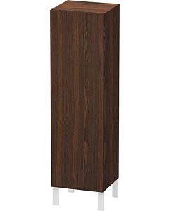 L-Cube Duravit tall cabinet LC1178L6969 40x36.3x132cm, door on the left, brushed walnut
