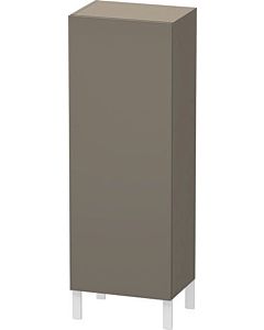 L-Cube Duravit tall cabinet LC1179L9090 50x36.3x132cm, door on the left, flannel gray silk matt