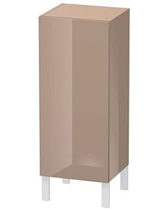 L-Cube Duravit tall cabinet LC1189R8686 individual, door on the right, cappuccino high gloss