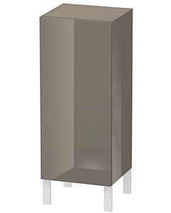 L-Cube Duravit tall cabinet LC1189R8989 individual, door on the right, flannel gray high gloss