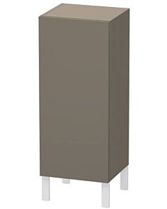 L-Cube Duravit tall cabinet LC1189R9090 individual, door on the right, flannel gray silk matt