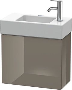 Duravit L-Cube vanity unit LC6246L8989 48x24x40cm, wall-hung, door on the left, flannel gray high gloss