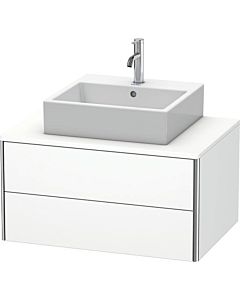 Duravit XSquare Meuble sous lavabo XS491001818 80x40x54,8cm, 2 tiroirs, blanc mat