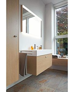Duravit Brioso cabinet BR1321R1052 520x1770x240mm, Europ. Oak, door right, handle chrome