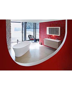 Duravit L-Cube meuble sous vasque LC625808686 cappuccino brillant, 129x55x48,1cm, 2 tiroirs