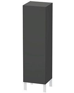 L-Cube Duravit high cabinet LC1178R4949 40x36.3x132cm, door on the right, matt graphite