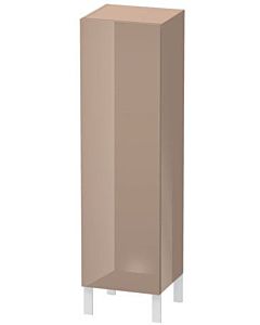 L-Cube Duravit tall cabinet LC1178R8686 40x36.3x132cm, door on the right, cappuccino high gloss