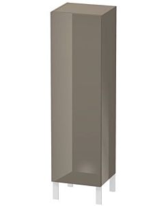 L-Cube Duravit tall cabinet LC1178R8989 40x36.3x132cm, door on the right, flannel gray high gloss