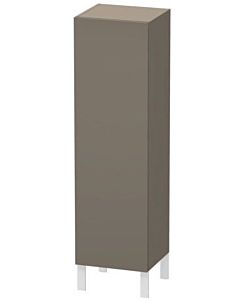 L-Cube Duravit tall cabinet LC1178R9090 40x36.3x132cm, door on the right, flannel gray silk matt