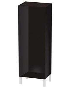 L-Cube Duravit tall cabinet LC1179R4040 50x36.3x132cm, door on the right, black high gloss
