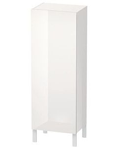 L-Cube Duravit tall cabinet LC1179R8585 50x36.3x132cm, door on the right, white high gloss