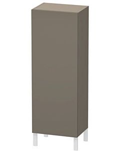 L-Cube Duravit tall cabinet LC1179R9090 50x36.3x132cm, door on the right, flannel gray silk matt